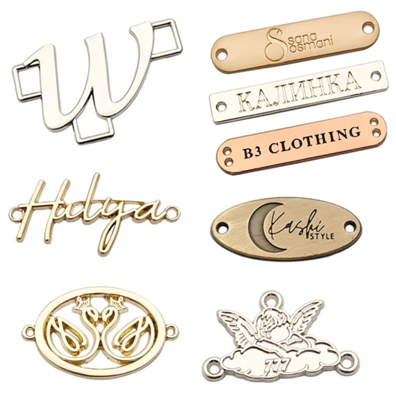 zinc alloy label
